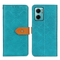 Funda de Cuero Cartera con Soporte Carcasa K05Z para Xiaomi Redmi 11 Prime 5G Verde