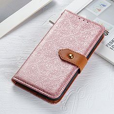 Funda de Cuero Cartera con Soporte Carcasa K05Z para Xiaomi Redmi 9 Activ Rosa