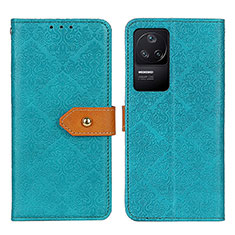 Funda de Cuero Cartera con Soporte Carcasa K05Z para Xiaomi Redmi K40S 5G Verde