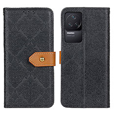 Funda de Cuero Cartera con Soporte Carcasa K05Z para Xiaomi Redmi K50 5G Negro