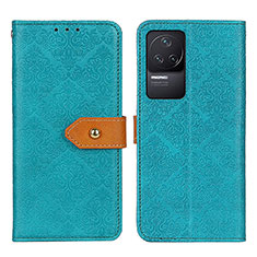 Funda de Cuero Cartera con Soporte Carcasa K05Z para Xiaomi Redmi K50 5G Verde