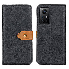 Funda de Cuero Cartera con Soporte Carcasa K05Z para Xiaomi Redmi Note 12S Negro