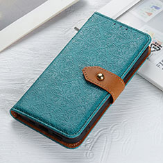 Funda de Cuero Cartera con Soporte Carcasa K05Z para Xiaomi Redmi Note 9 4G Verde