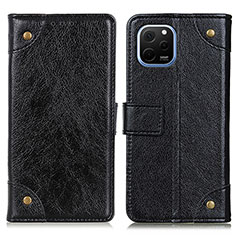 Funda de Cuero Cartera con Soporte Carcasa K06Z para Huawei Enjoy 50z Negro