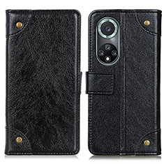 Funda de Cuero Cartera con Soporte Carcasa K06Z para Huawei Honor 50 Pro 5G Negro