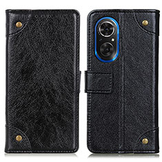 Funda de Cuero Cartera con Soporte Carcasa K06Z para Huawei Honor 50 SE 5G Negro