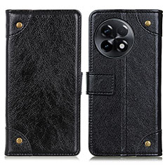 Funda de Cuero Cartera con Soporte Carcasa K06Z para OnePlus 11R 5G Negro