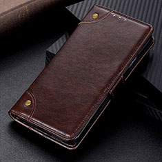 Funda de Cuero Cartera con Soporte Carcasa K06Z para OnePlus 9 5G Marron