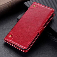 Funda de Cuero Cartera con Soporte Carcasa K06Z para OnePlus 9 5G Rojo