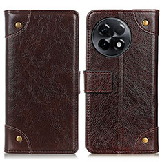 Funda de Cuero Cartera con Soporte Carcasa K06Z para OnePlus Ace 2 5G Marron