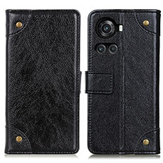 Funda de Cuero Cartera con Soporte Carcasa K06Z para OnePlus Ace 5G Negro