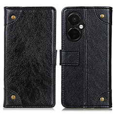 Funda de Cuero Cartera con Soporte Carcasa K06Z para OnePlus Nord CE 3 5G Negro