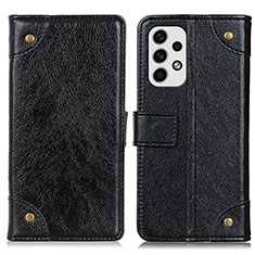 Funda de Cuero Cartera con Soporte Carcasa K06Z para Samsung Galaxy A23 4G Negro