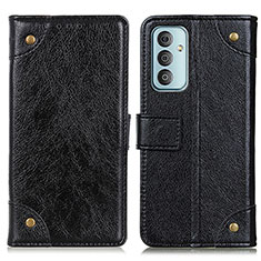 Funda de Cuero Cartera con Soporte Carcasa K06Z para Samsung Galaxy F13 4G Negro