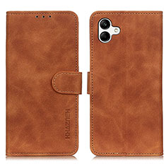 Funda de Cuero Cartera con Soporte Carcasa K06Z para Samsung Galaxy F14 5G Marron