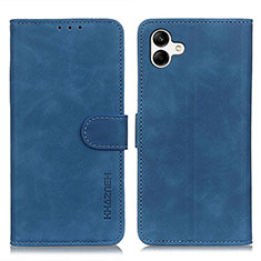 Funda de Cuero Cartera con Soporte Carcasa K06Z para Samsung Galaxy M04 Azul