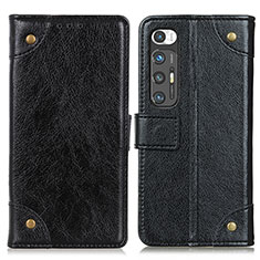 Funda de Cuero Cartera con Soporte Carcasa K06Z para Xiaomi Mi 10S 5G Negro