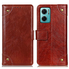 Funda de Cuero Cartera con Soporte Carcasa K06Z para Xiaomi Redmi 11 Prime 5G Marron Claro