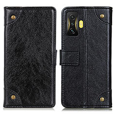 Funda de Cuero Cartera con Soporte Carcasa K06Z para Xiaomi Redmi K50 Gaming AMG F1 5G Negro