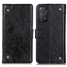 Funda de Cuero Cartera con Soporte Carcasa K06Z para Xiaomi Redmi Note 11 Pro 4G Negro