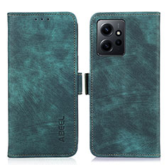 Funda de Cuero Cartera con Soporte Carcasa K06Z para Xiaomi Redmi Note 12 4G Verde