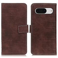 Funda de Cuero Cartera con Soporte Carcasa K07Z para Google Pixel 8 5G Marron