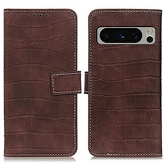 Funda de Cuero Cartera con Soporte Carcasa K07Z para Google Pixel 8 Pro 5G Marron