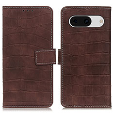 Funda de Cuero Cartera con Soporte Carcasa K07Z para Google Pixel 8a 5G Marron