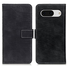 Funda de Cuero Cartera con Soporte Carcasa K07Z para Google Pixel 8a 5G Negro