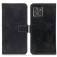 Funda de Cuero Cartera con Soporte Carcasa K07Z para Motorola ThinkPhone 5G Negro