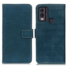 Funda de Cuero Cartera con Soporte Carcasa K07Z para Nokia C22 Verde