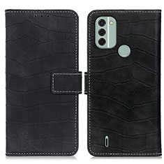 Funda de Cuero Cartera con Soporte Carcasa K07Z para Nokia C31 Negro