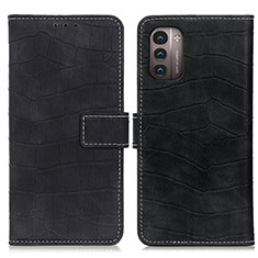 Funda de Cuero Cartera con Soporte Carcasa K07Z para Nokia G11 Negro