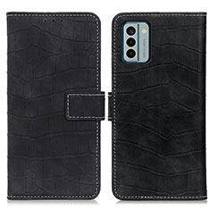 Funda de Cuero Cartera con Soporte Carcasa K07Z para Nokia G22 Negro