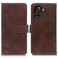 Funda de Cuero Cartera con Soporte Carcasa K07Z para OnePlus 10R 5G Marron