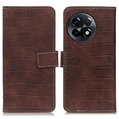 Funda de Cuero Cartera con Soporte Carcasa K07Z para OnePlus 11R 5G Marron