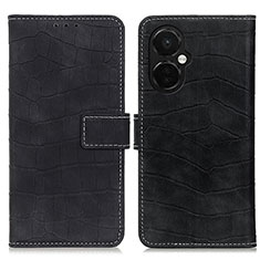 Funda de Cuero Cartera con Soporte Carcasa K07Z para OnePlus Nord CE 3 5G Negro