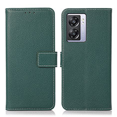 Funda de Cuero Cartera con Soporte Carcasa K07Z para OnePlus Nord N300 5G Verde