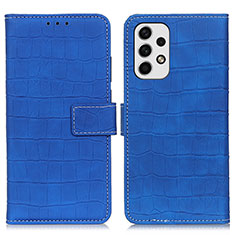 Funda de Cuero Cartera con Soporte Carcasa K07Z para Samsung Galaxy A23 4G Azul