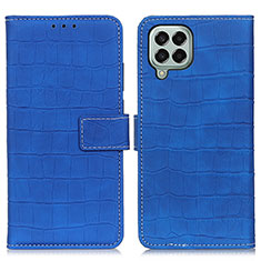 Funda de Cuero Cartera con Soporte Carcasa K07Z para Samsung Galaxy M33 5G Azul