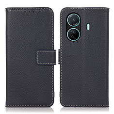 Funda de Cuero Cartera con Soporte Carcasa K07Z para Vivo T1 Pro 5G Azul