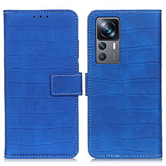 Funda de Cuero Cartera con Soporte Carcasa K07Z para Xiaomi Mi 12T 5G Azul