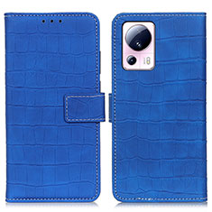 Funda de Cuero Cartera con Soporte Carcasa K07Z para Xiaomi Mi 13 Lite 5G Azul