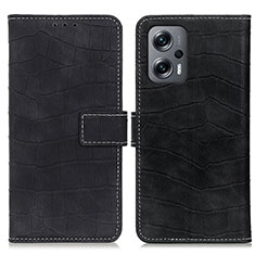 Funda de Cuero Cartera con Soporte Carcasa K07Z para Xiaomi Poco X4 GT 5G Negro