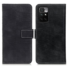 Funda de Cuero Cartera con Soporte Carcasa K07Z para Xiaomi Redmi 10 (2022) Negro