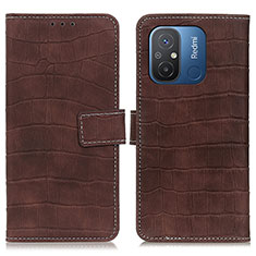 Funda de Cuero Cartera con Soporte Carcasa K07Z para Xiaomi Redmi 11A 4G Marron