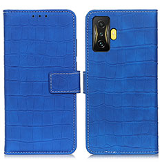 Funda de Cuero Cartera con Soporte Carcasa K07Z para Xiaomi Redmi K50 Gaming 5G Azul