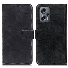 Funda de Cuero Cartera con Soporte Carcasa K07Z para Xiaomi Redmi K50i 5G Negro