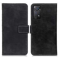 Funda de Cuero Cartera con Soporte Carcasa K07Z para Xiaomi Redmi Note 11 Pro 4G Negro