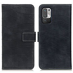 Funda de Cuero Cartera con Soporte Carcasa K07Z para Xiaomi Redmi Note 11 SE 5G Negro